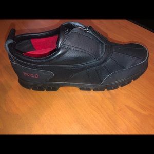 Red&Black Low Cut Polo Boots 🤘🏾